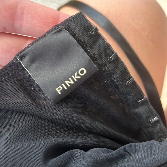 NEW PINKO Calabria Tulle Crop Top - Picture 11 of 12